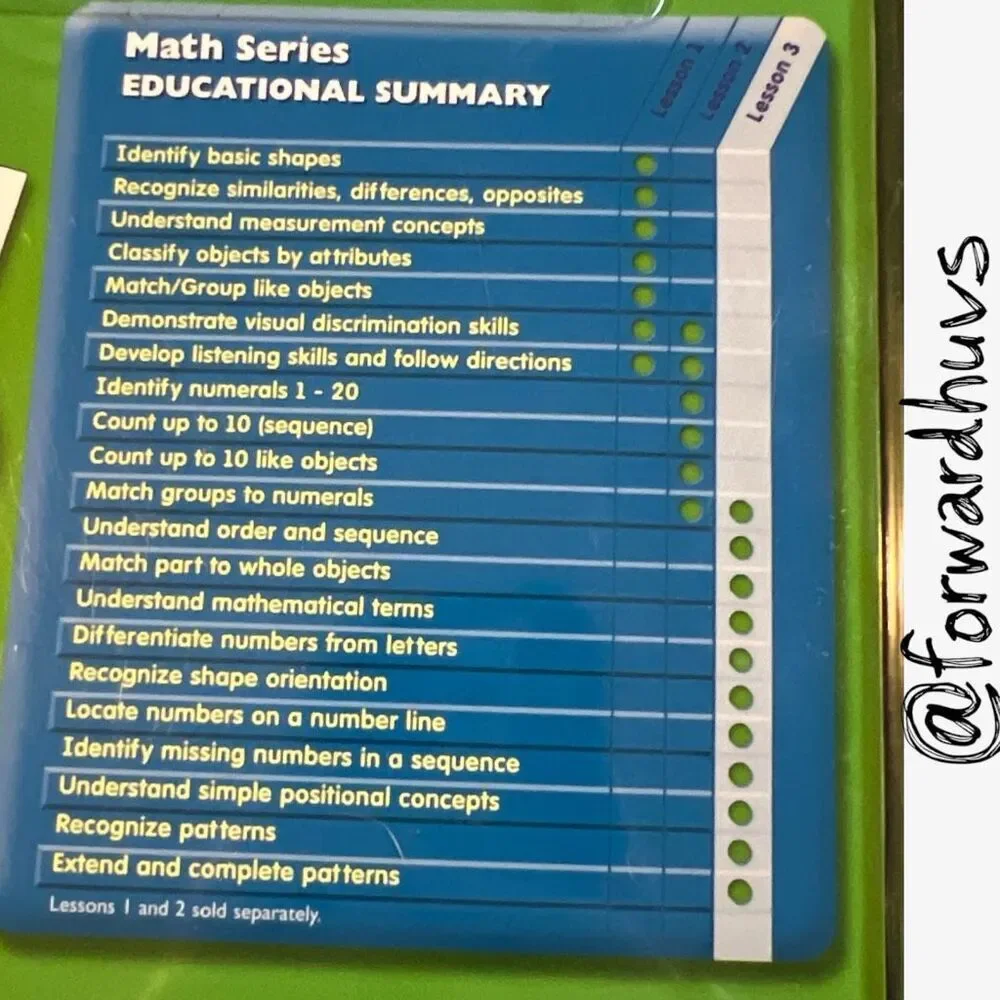 LeapFrog Imagination Desk Pre‑K Math Games Lesson 3 – Sealed